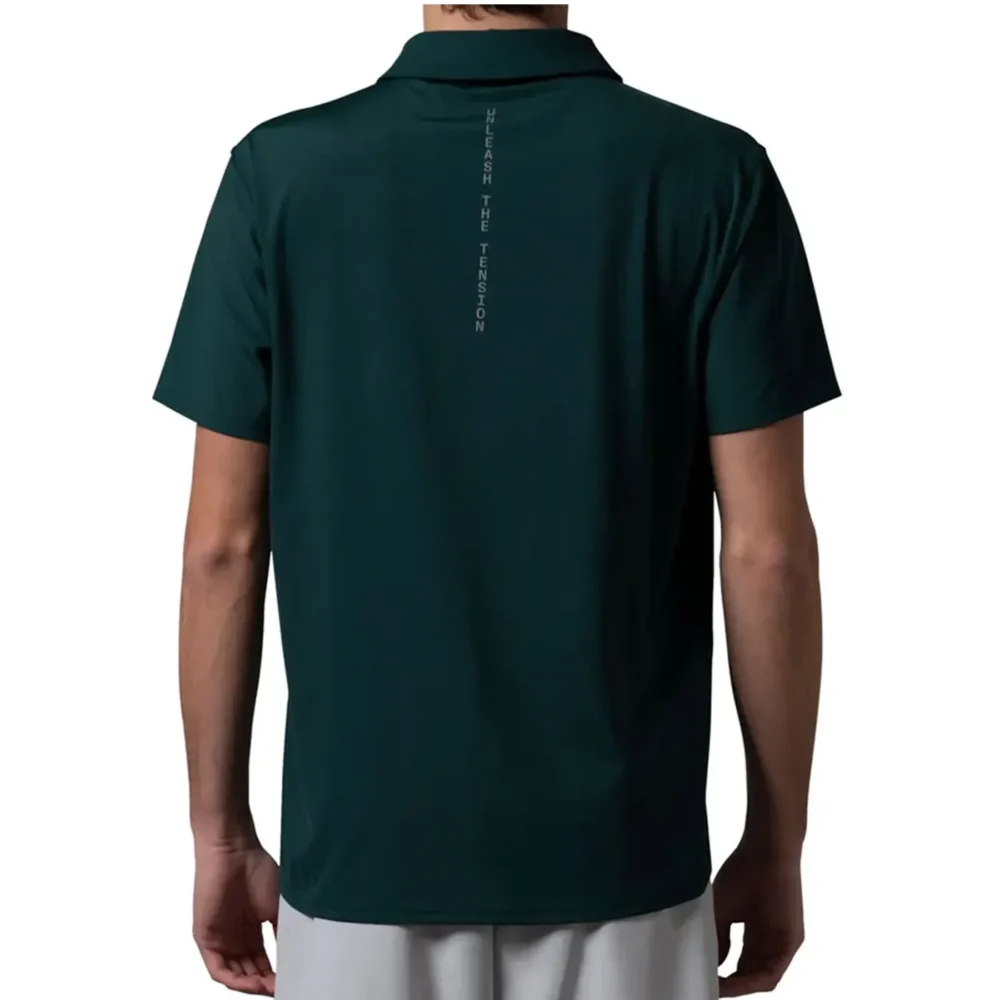 VOLT Padel Performance Polo Shirt Green 02
