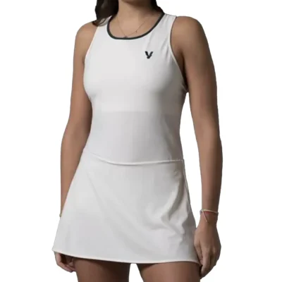 VOLT Performance Padel Dress White 01