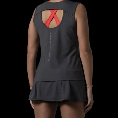 VOLT Performance Padel Skirt Dark Grey 01