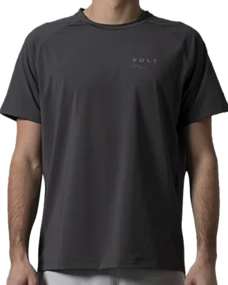 VOLT Performance Padel T-Shirt Dark Grey 01