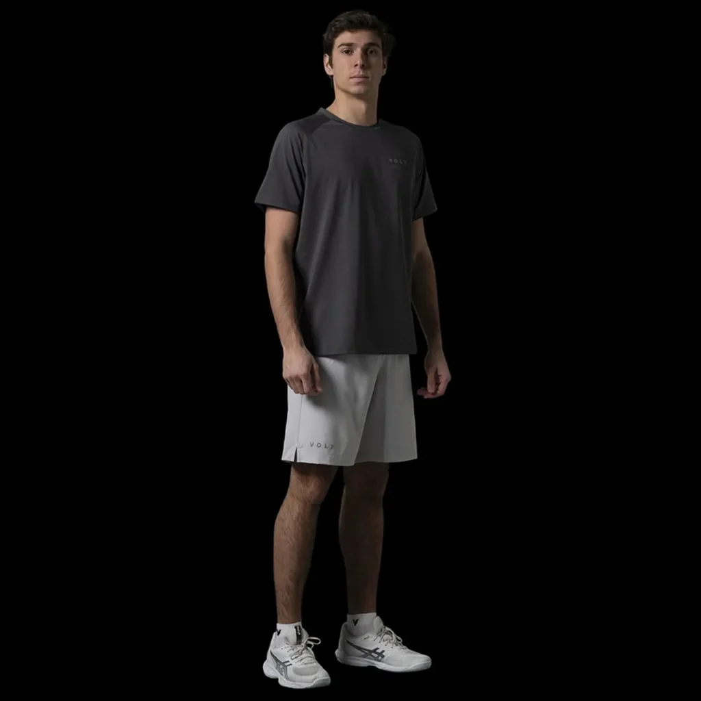 VOLT Performance Padel T-Shirt Dark Grey 06