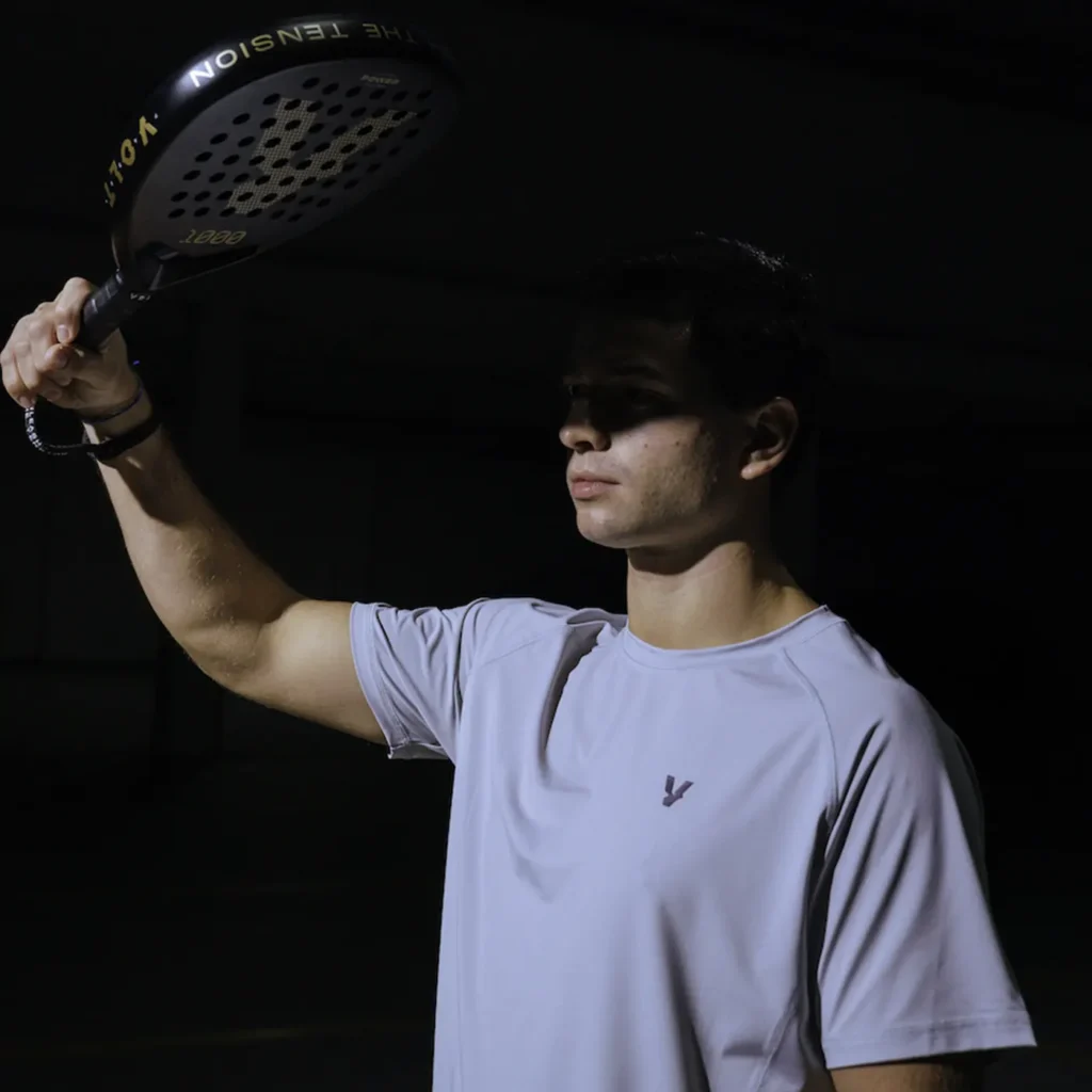 VOLT Performance Padel T-shirt Ice Grey 04