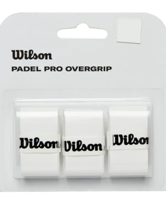 WILSON Padel Pro Overgrip 3 Pack White 01