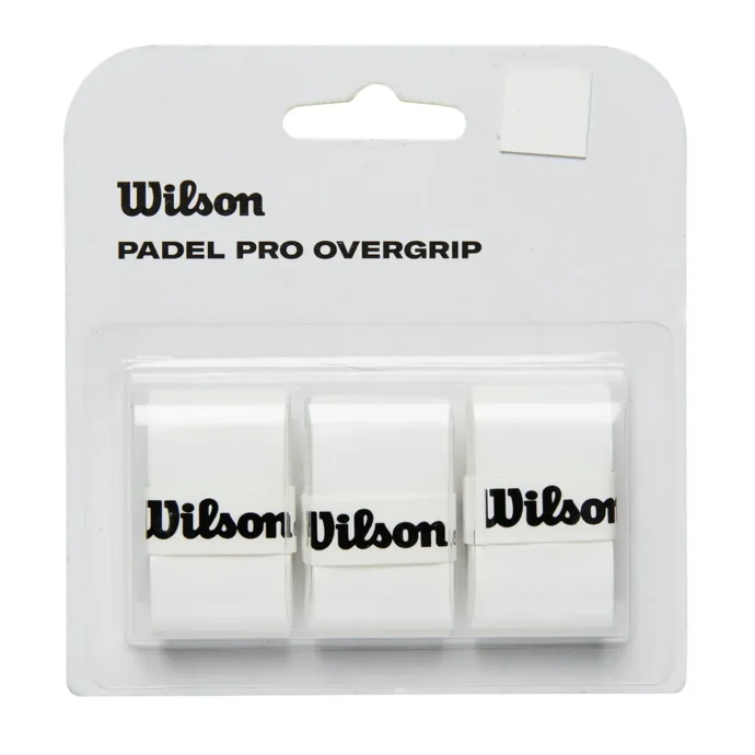 WILSON Padel Pro Overgrip 3 Pack White 01