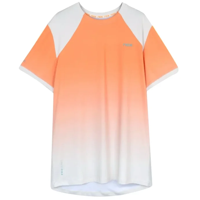 NOX Pro Padel T-Shirt Short Sleeve Mock Orange 01