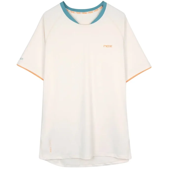 NOX Pro Padel T-Shirt Short Sleeve Vanilla 01