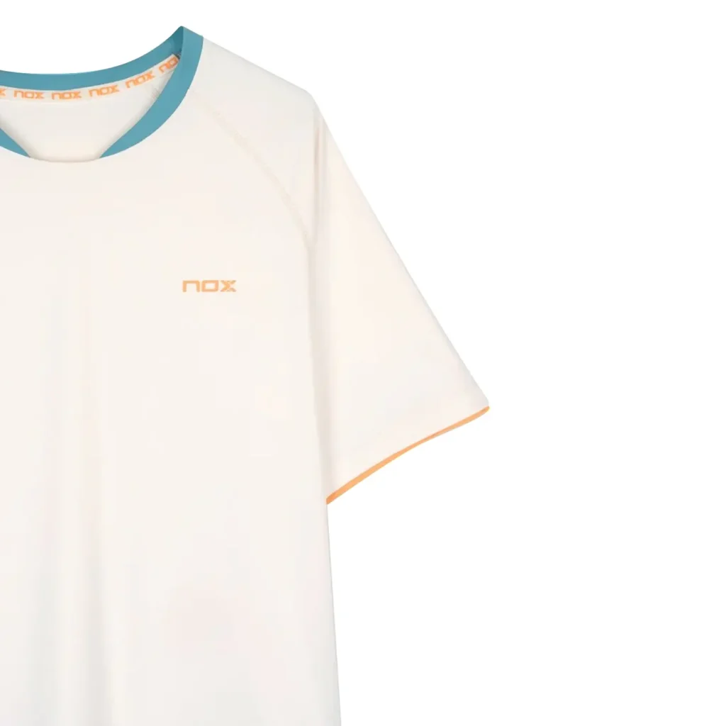 NOX Pro Padel T-Shirt Short Sleeve Vanilla 03