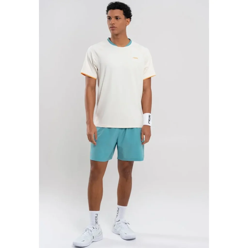 NOX Pro Padel T-Shirt Short Sleeve Vanilla 05