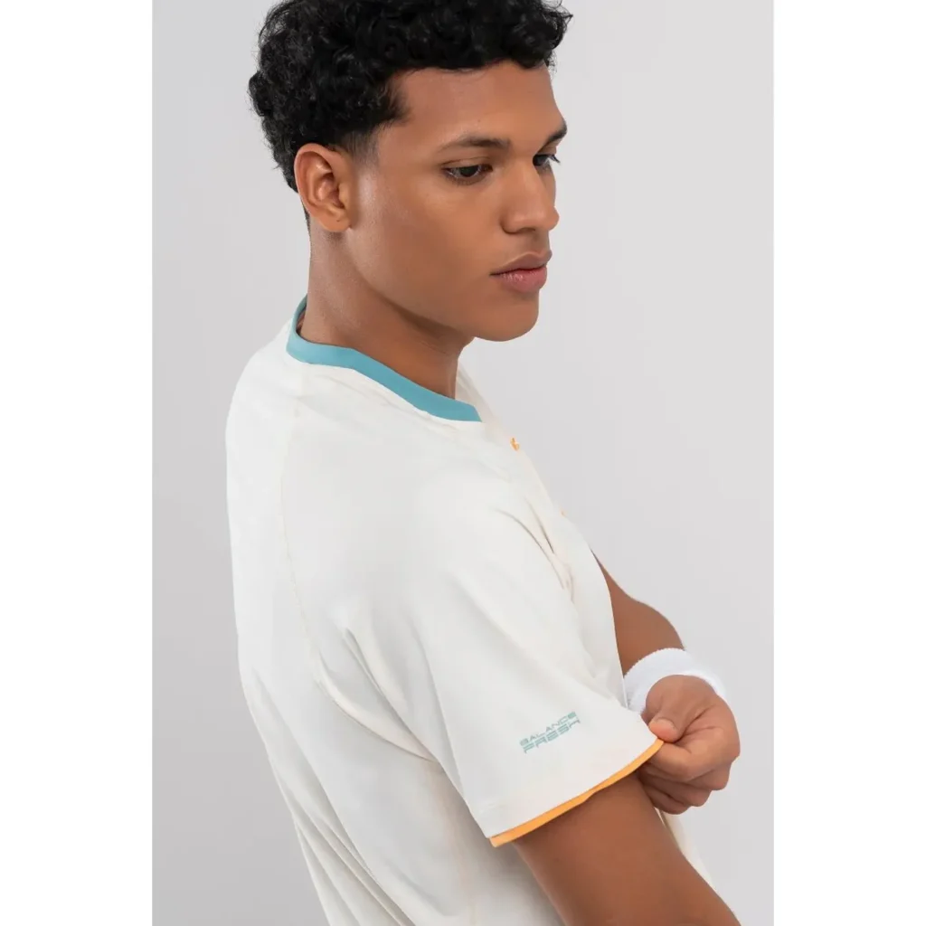 NOX Pro Padel T-Shirt Short Sleeve Vanilla 07