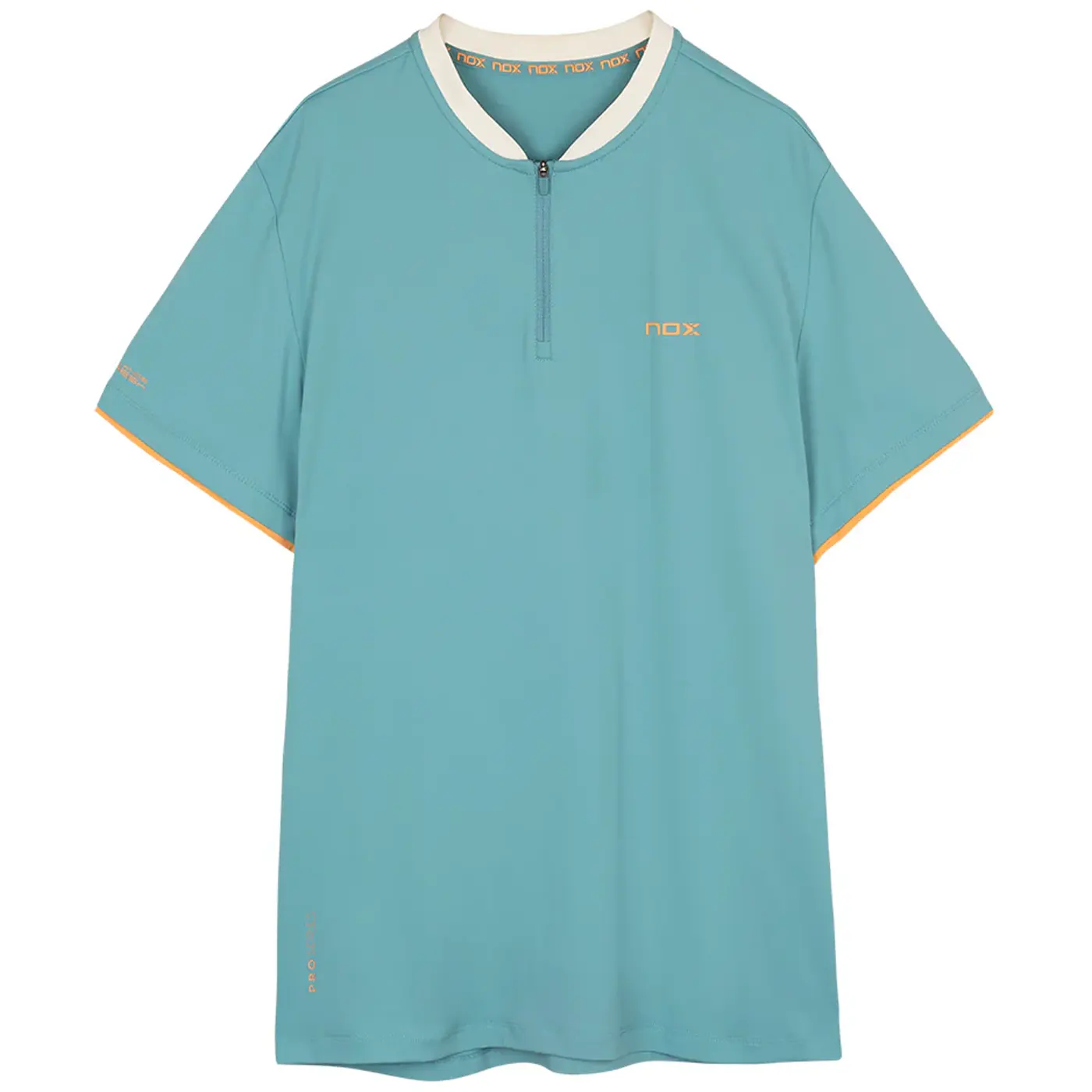 NOX Pro Polo Padel Shirt Short Sleeve Turquoise 01 NOX Pro Polo Padel Shirt Short Sleeve Turquoise 01
