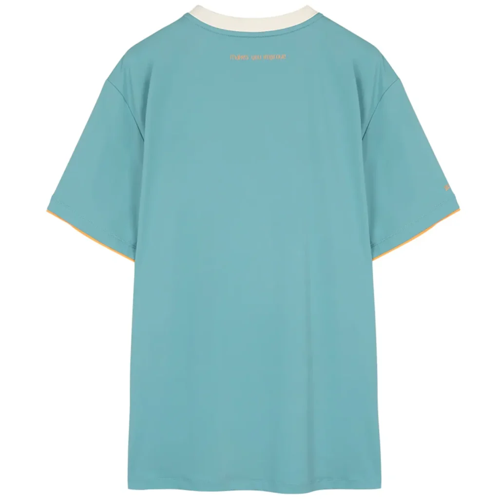 NOX Pro Polo Padel Shirt Short Sleeve Turquoise 02