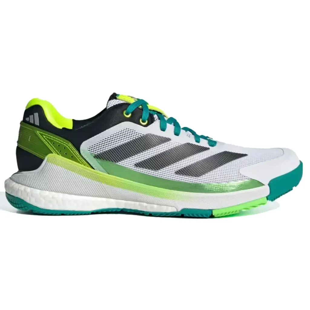 ADIDAS Crazyquick BOOST Padel Shoes Cloud White Lime 002