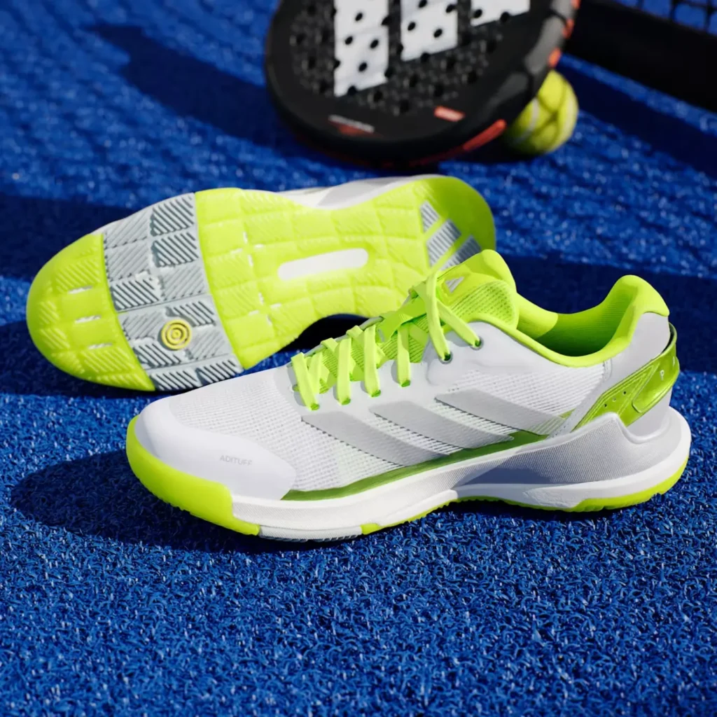 ADIDAS Crazyquick LS Padel Shoes Lucid Lemon Silver 04