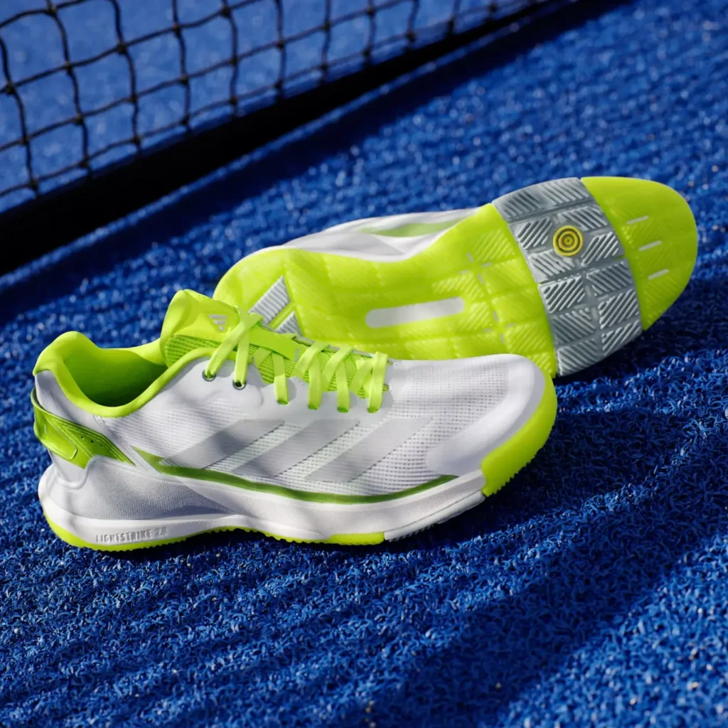 ADIDAS Crazyquick LS Padel Shoes Lucid Lemon Silver 08
