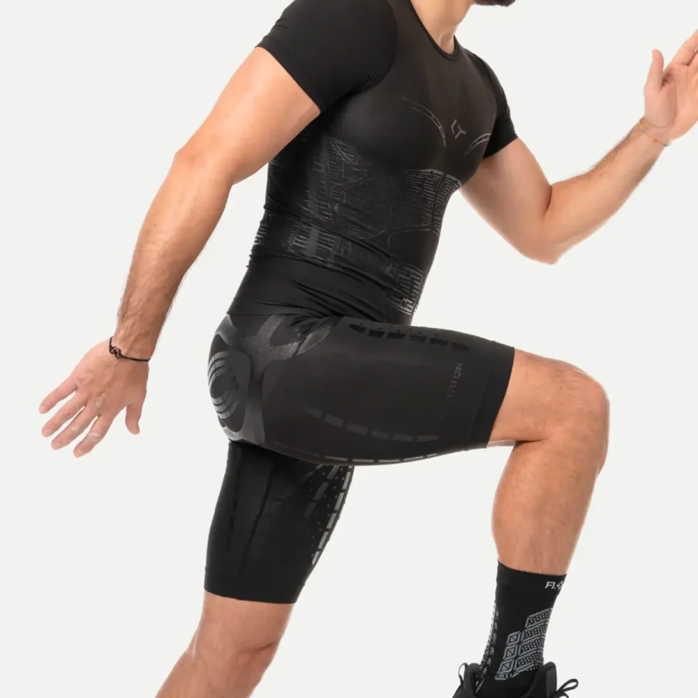 FLOKY Activator Biomechanical Padel Shorts Black 02