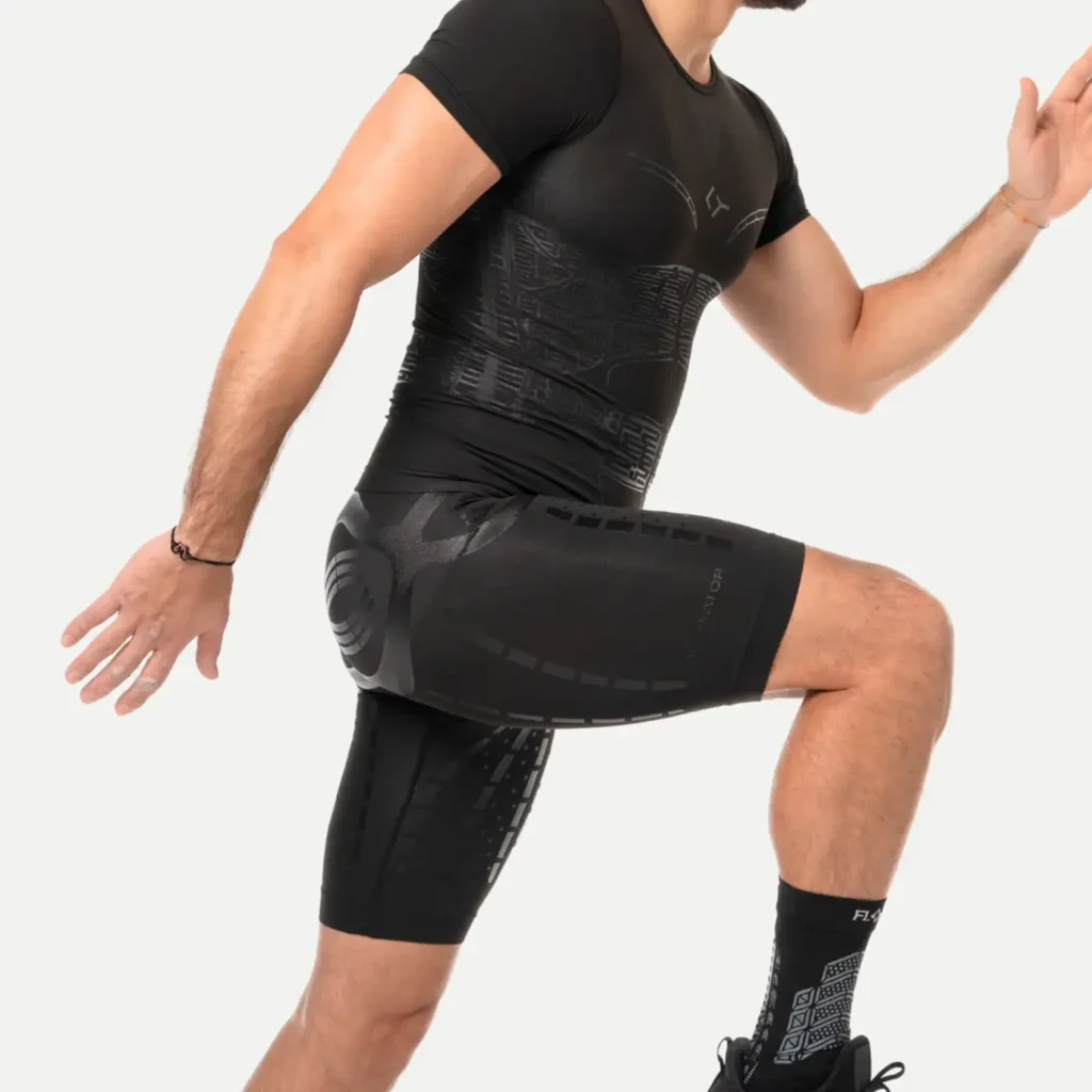 FLOKY Activator Biomechanical Padel Shorts Black 02