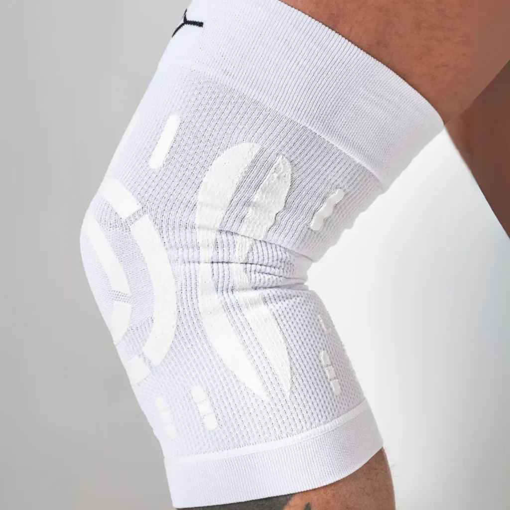 FLOKY Biomechanical Knee Support Brace White 06