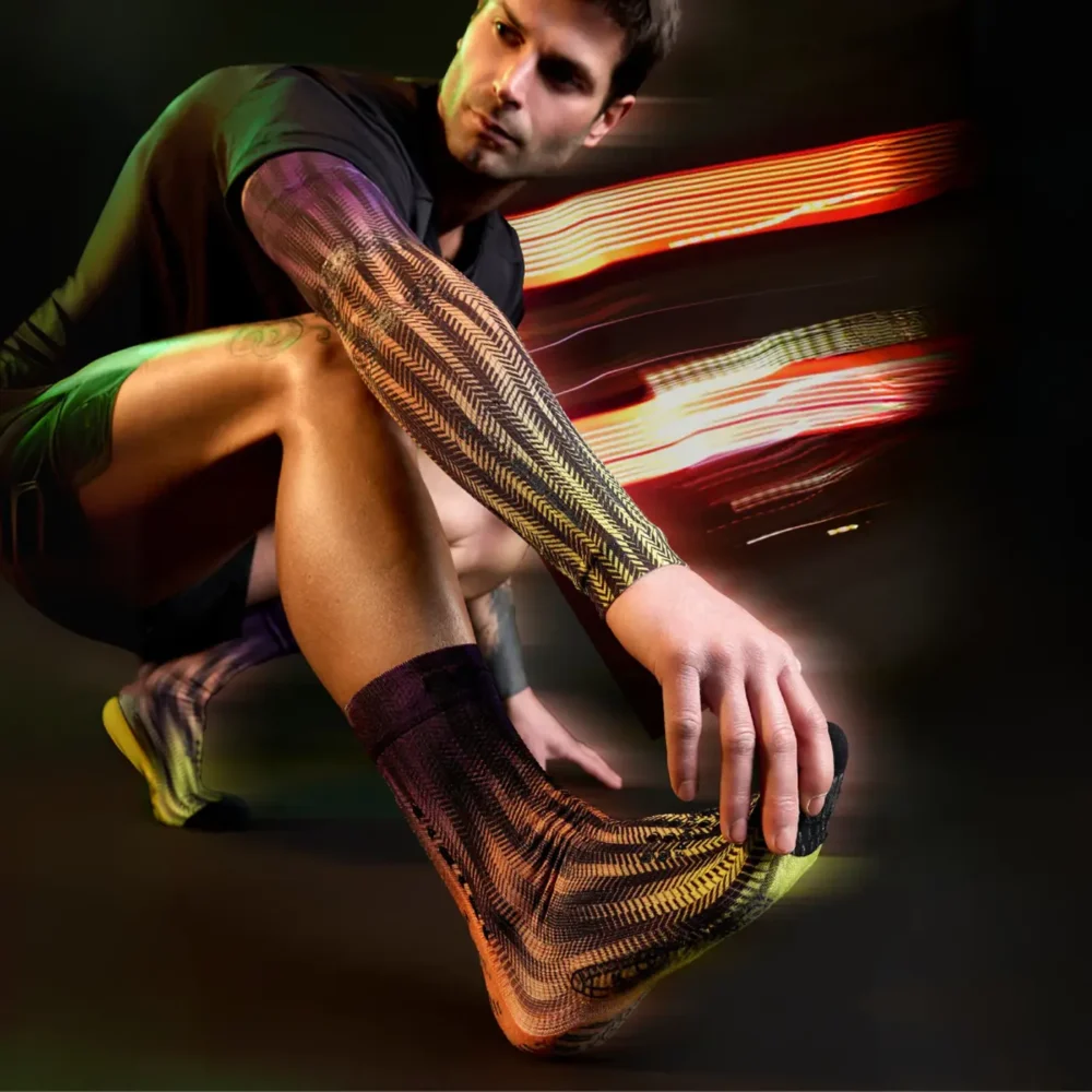 FLOKY Biomechanical Padel Socks S-Mash 3D Delhi 04