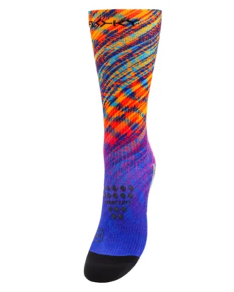 FLOKY Biomechanical Padel Socks S-Mash 3D Rio Orange 01