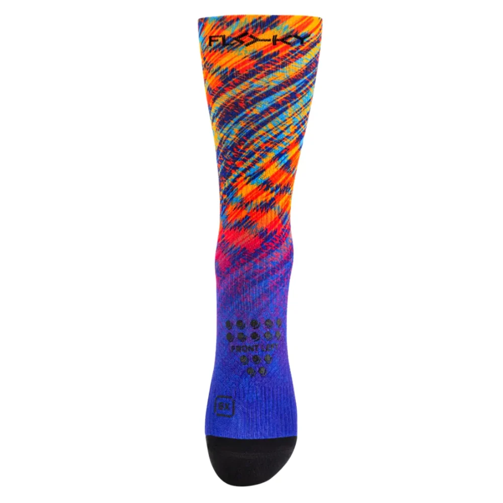 FLOKY Biomechanical Padel Socks S-Mash 3D Rio Orange 03