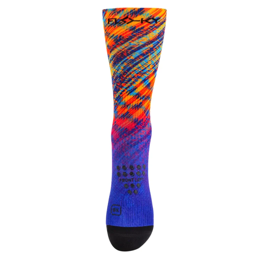FLOKY Biomechanical Padel Socks S-Mash 3D Rio Orange 03