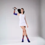 FLOKY Biomechanical Padel Socks S-Mash 3D Rio Orange 06