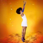 FLOKY Biomechanical Padel Socks S-Mash 3D Rio Orange 08