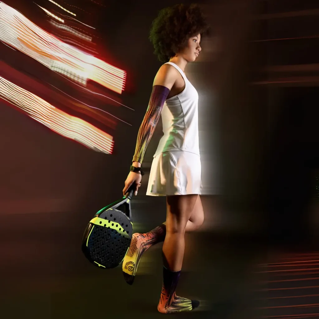 FLOKY Biomechanical Padel Socks S-Mash 3D Tokyo 05