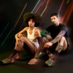 FLOKY Biomechanical Padel Socks S-Mash 3D Tokyo 06