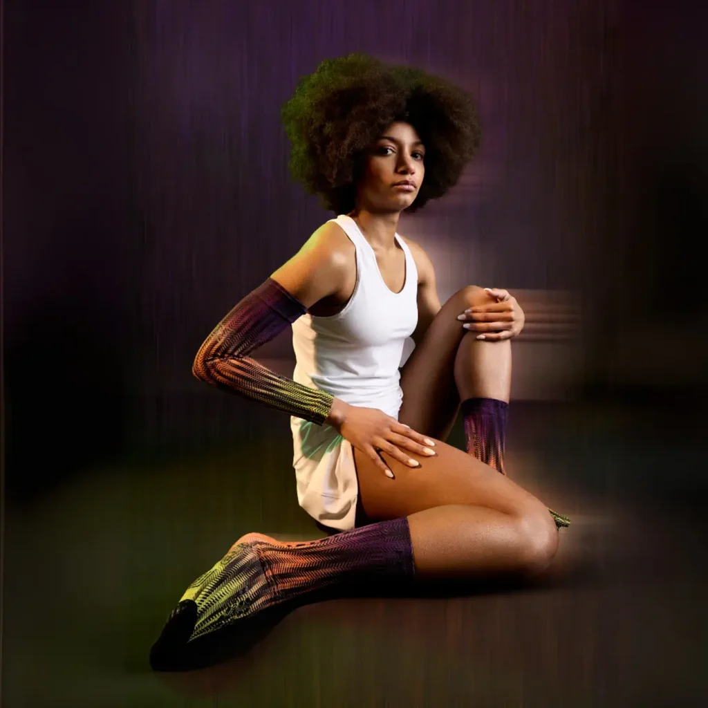 FLOKY Biomechanical Padel Socks S-Mash 3D Tokyo 07