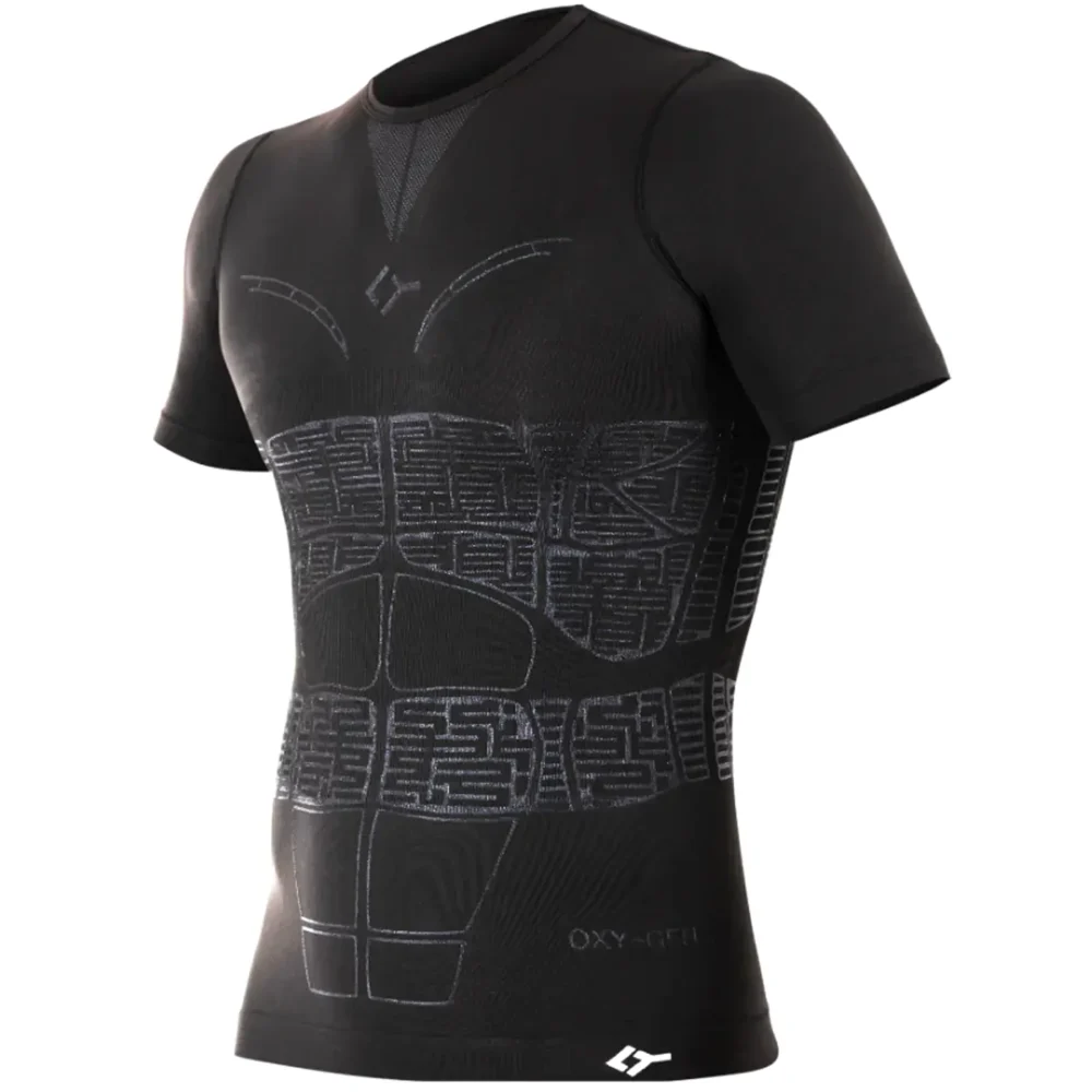 FLOKY OXY-GEN Biomechanical Padel Shirt Black 03