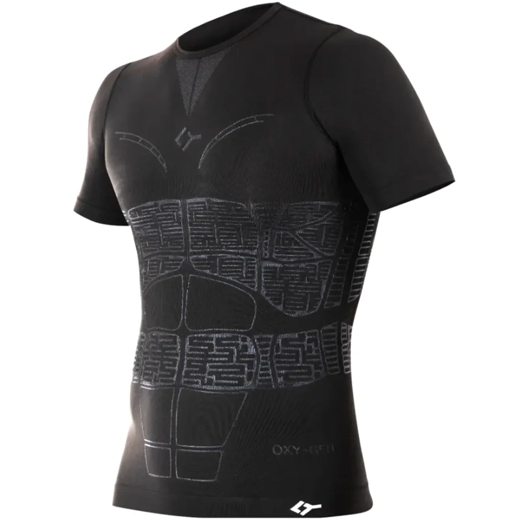 FLOKY OXY-GEN Biomechanical Padel Shirt Black 03