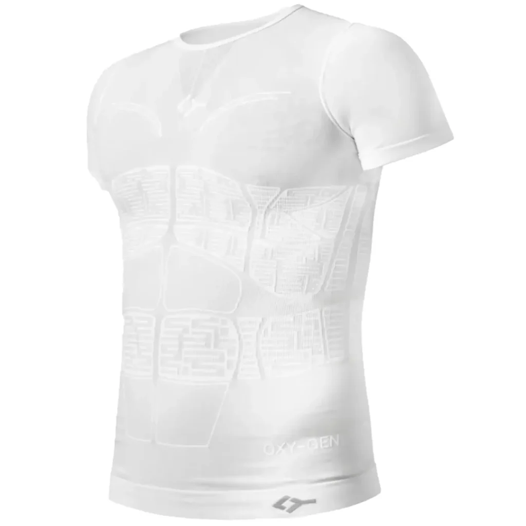 FLOKY OXY-GEN Biomechanical Padel Shirt white 03