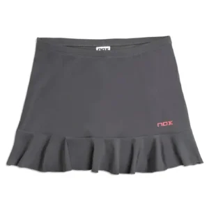 NOX PRO Regular Women's Padel Skirt Dark Grey 04
