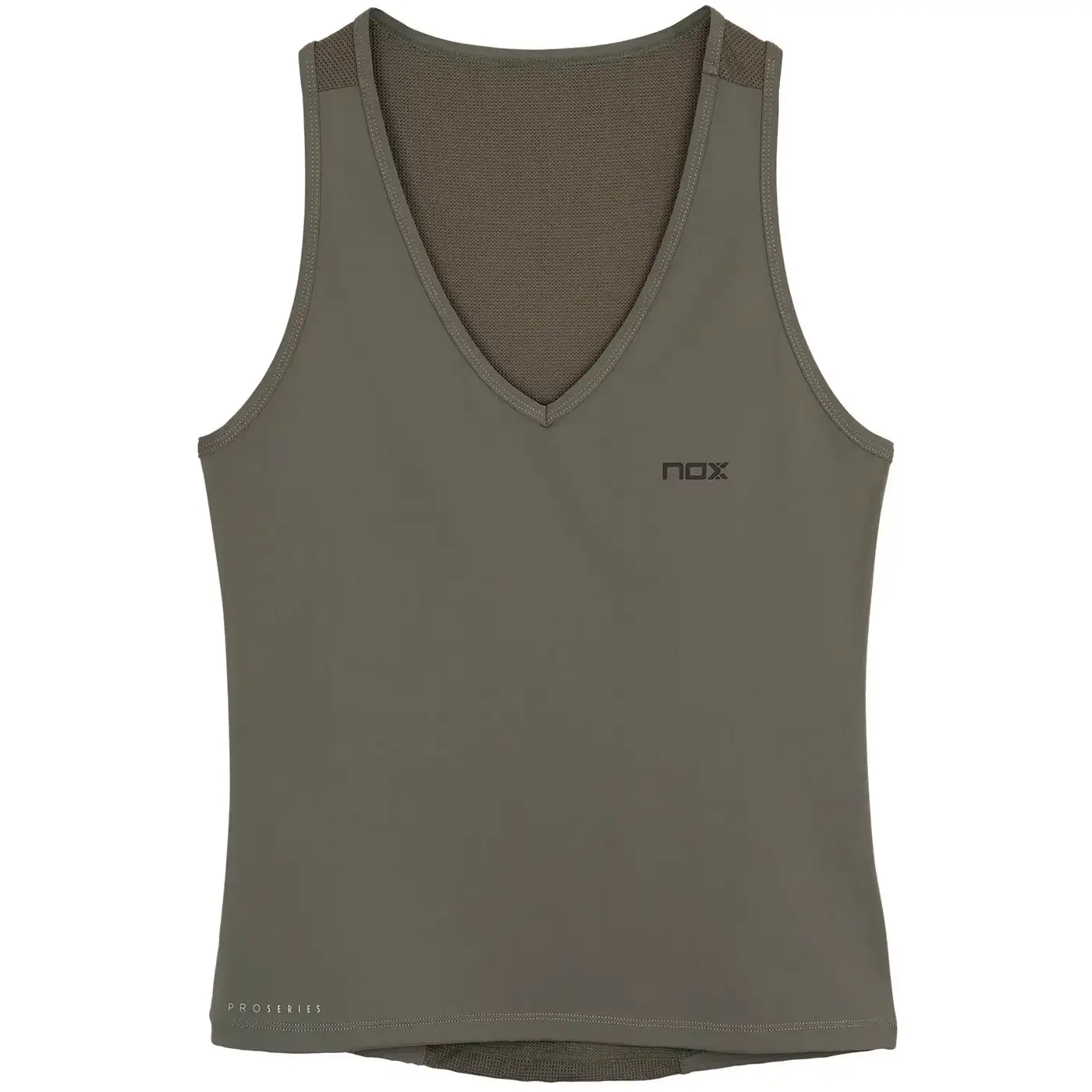 NOX Pro Women's Padel Tank Top Olive Green 01 NOX Pro Women's Padel Tank Top Olive Green 01