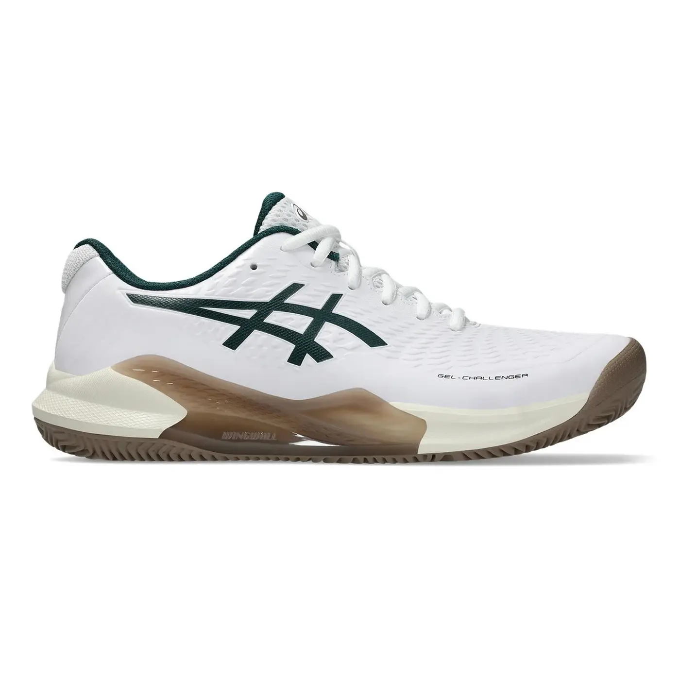 ASICS Gel Challenger 14 Clay Men's Padel Shoes White Green 01 ASICS Gel Challenger 14 Clay Men's Padel Shoes White Green 01