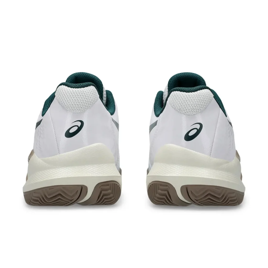 ASICS Gel Challenger 14 Clay Men's Padel Shoes White Green 05