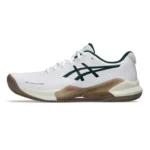 ASICS Gel Challenger 14 Clay Men's Padel Shoes White Green 08