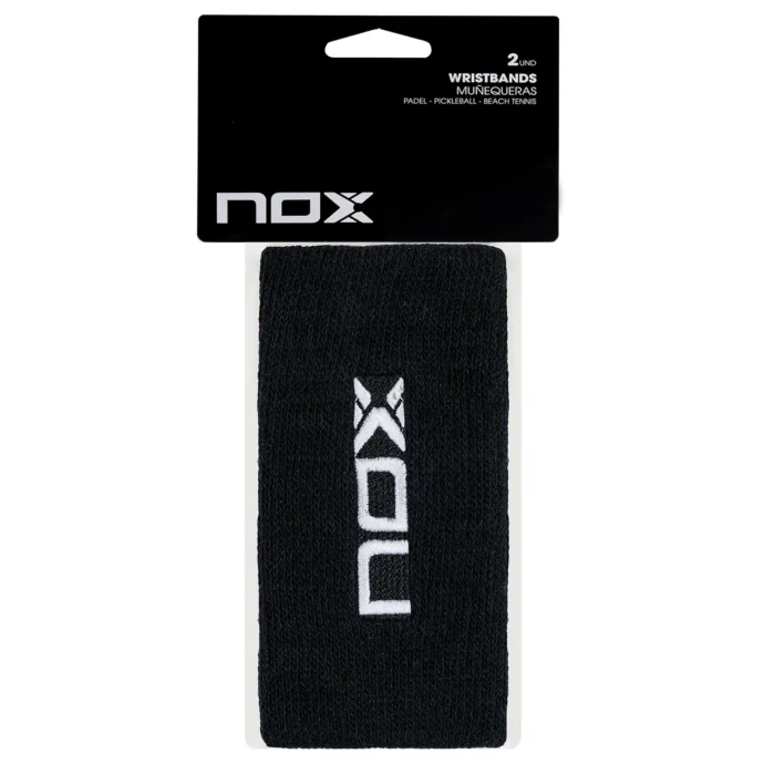 NOX Padel Sports Wristbands Long Black 01