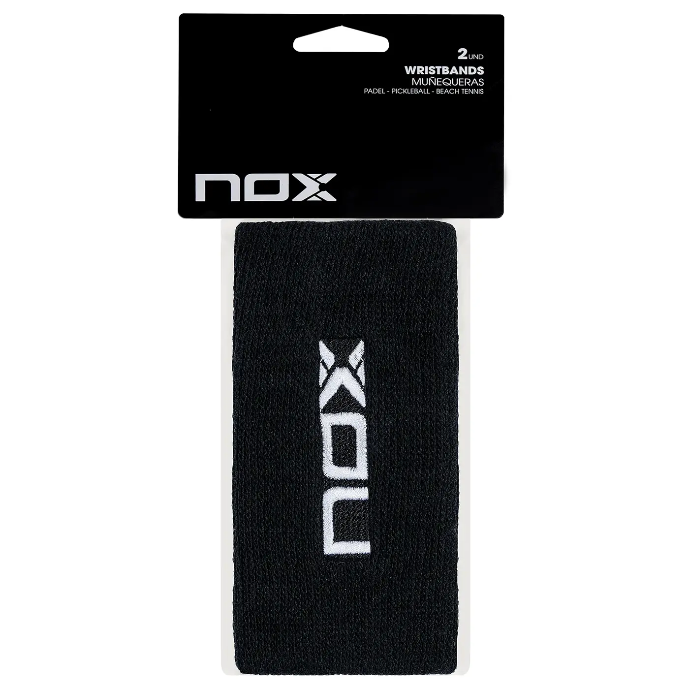 NOX Padel Sports Wristbands Long Black 01 NOX Padel Sports Wristbands Long Black 01