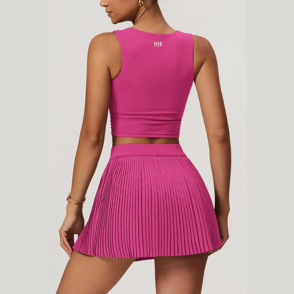 SVL Plush Pleat Padel Top 07
