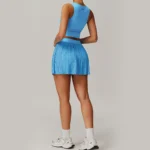 SVL Plush Pleat Padel Top 09