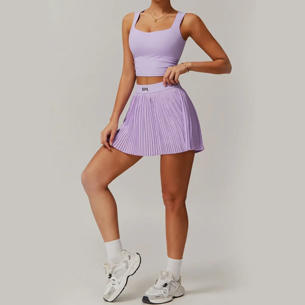 SVL Plush Pleat Padel Top 12