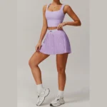 SVL Plush Pleat Women's Padel Skirt 05