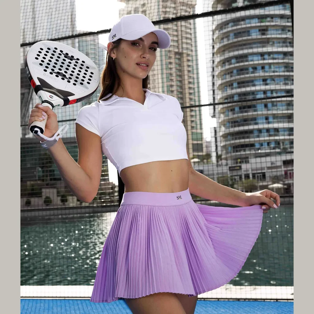 SVL Plush Pleat Women's Padel Skirt 07
