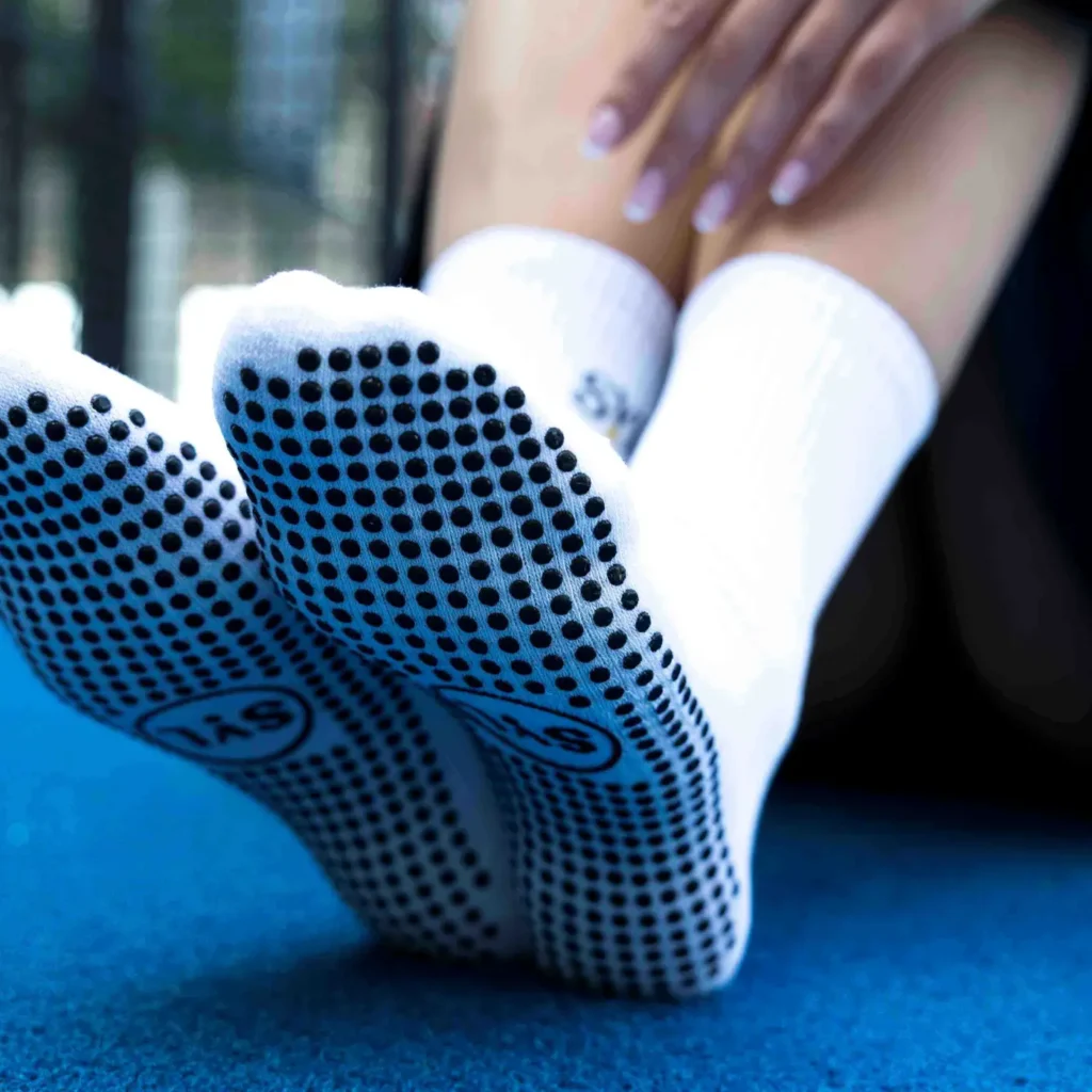 SVL Pro Grip Padel Socks White 03