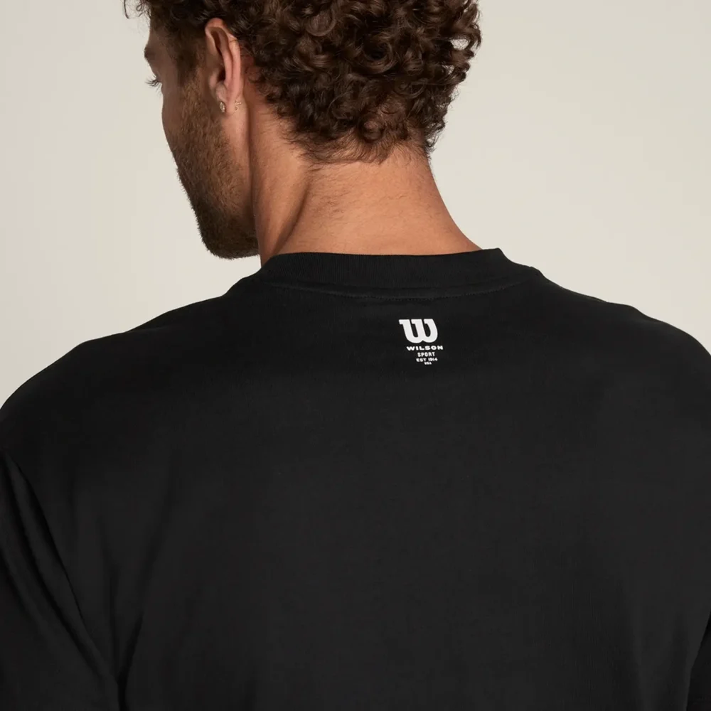 WILSON Graphic Padel T-Shirt Black 04