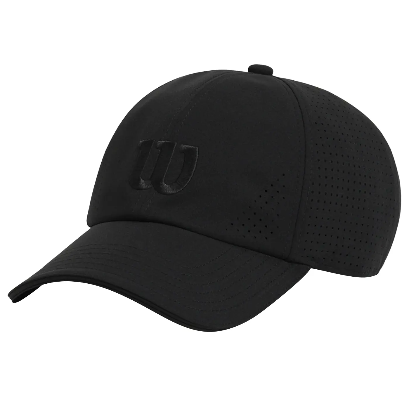 WILSON Perforated Padel Cap Black 01 WILSON Perforated Padel Cap Black 01