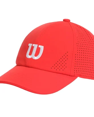 WILSON Perforated Padel Cap RED