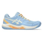 ASICS Gel Dedicate 8 Stone Wash Cream Women Padel Shoes 01